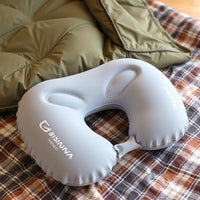 BISINNA Ultralight Camping Pillow – Inflatable Neck & Back Support