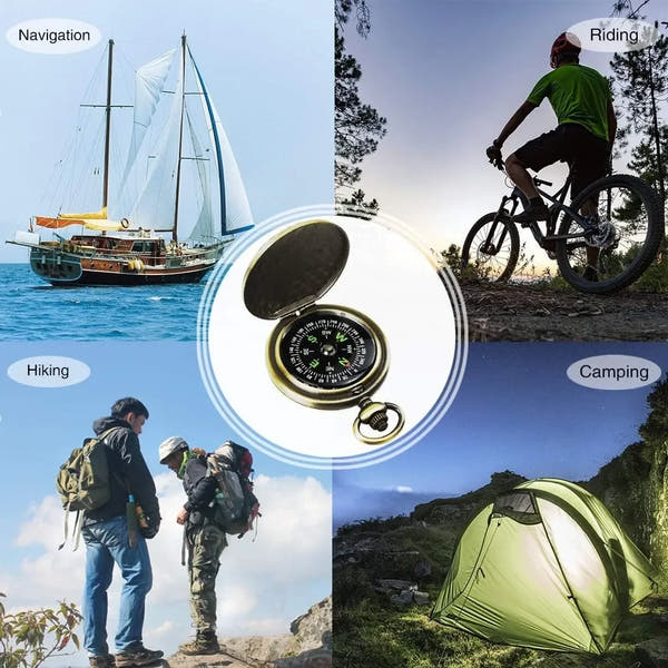 ZHUOHUA Ultralight Hiking Compass – Easy Navigation for Camping Trips
